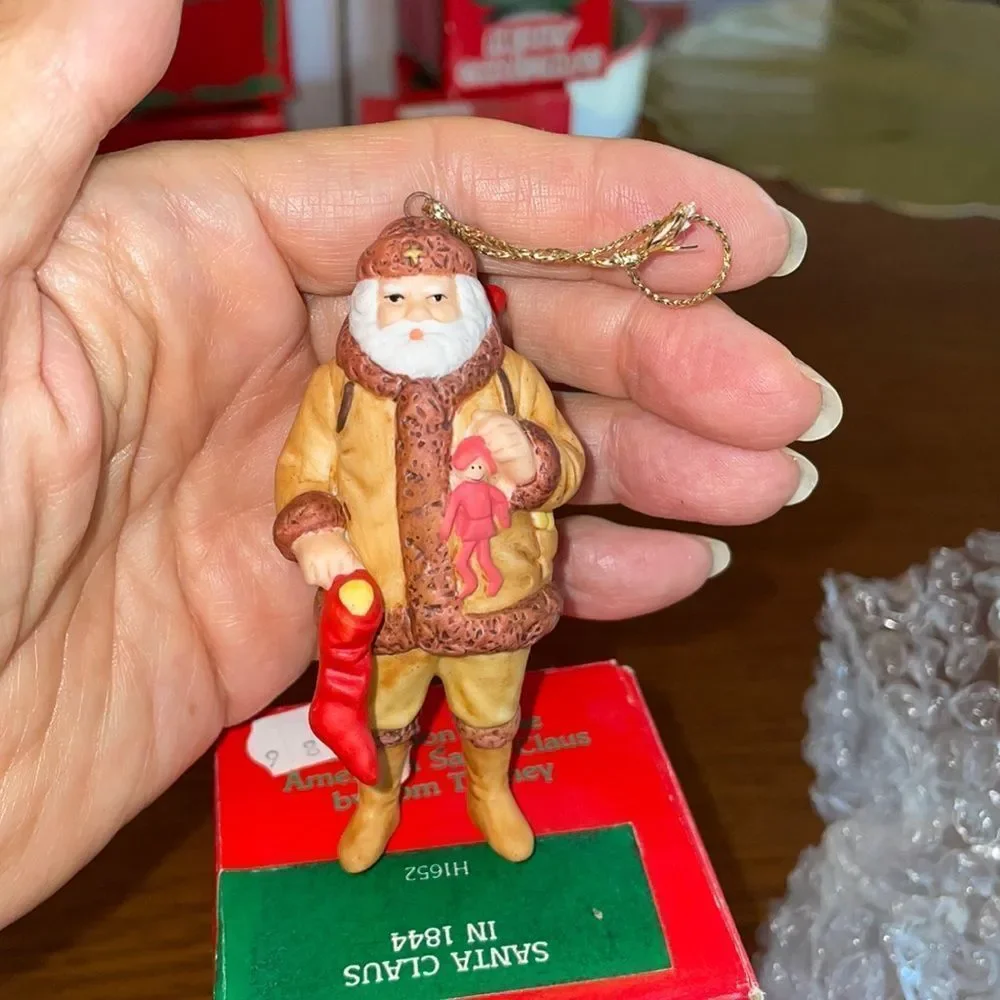 Vtg‎ NWT Evolution of the American Santa Claus “Santa Claus in 1844” ornament